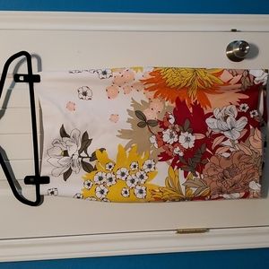 New York and Company Floral Skirt